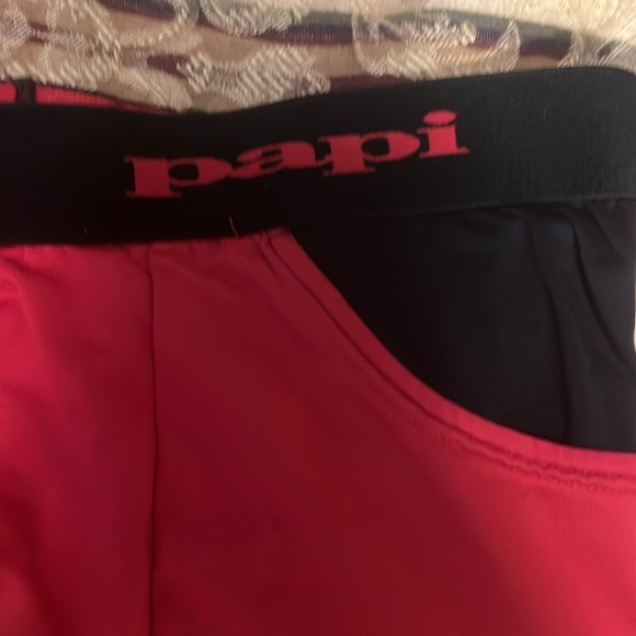 🔥RARE PAPI RED BOXER BRIEFS WITH 2 POCKETS ON EACH SIDE RARE - Picture 3 of 6